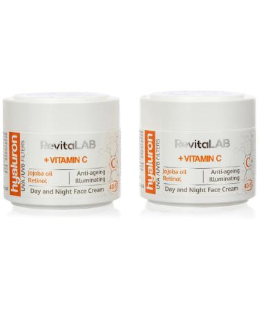 RevitaLAB RevitaLAB - Hyaluron - Anti-aging day and night cream enriched with vitamins A B3 B5 E and C jojoba oil and filters