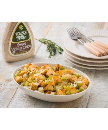 Ken's Steakhouse Sweet Vidalia Onion Dressing 16oz - Pack of 3 | Gluten-Free Salad or Spread Dressing - Buy Online on GoSupps.com
