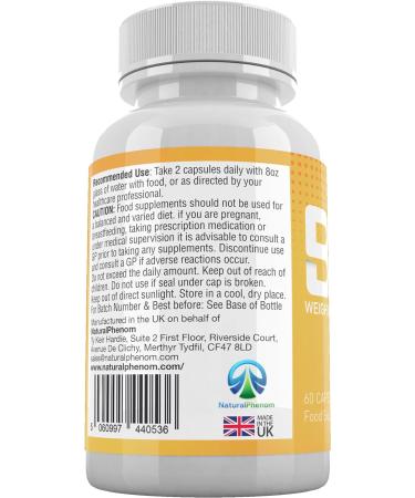 B+ Weight Management Capsules - NaturalPhenom - 1 Month Supply - Buy Online on GoSupps.com