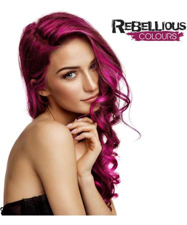 Paintglow Rebellious Colours Shocking Pink Hair Dye - 100ml Semi-Permanent - Buy Online on GoSupps.com