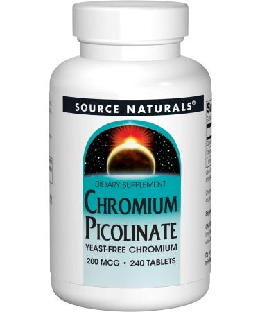 Source Naturals Chromium Picolinate 200 mcg 240 Tablets