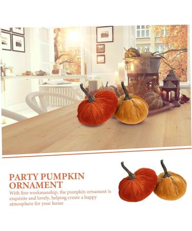 OUNONA 6 Pcs Fabric Pumpkin Fluffy Stuffed Animals Themberchaud Plush Scrump Plush Gutama Plushy Halloween Decor Pumpkin Adornment Home D cor Fake Pumpkin Artificial Plastic - Buy Online on GoSupps.com