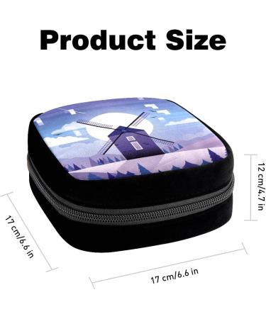 GIAPB Period Bag - Purple Period Makeup Pouch & Sanitary Napkin Holder - Buy Online on GoSupps.com