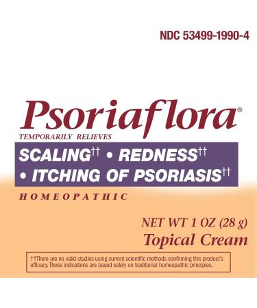 Psoriaflora Topical Cream 1 Oz - Reduces Redness & Itching - Psoriasis Treatment by Boericke & Tafel - Buy Online on GoSupps.com