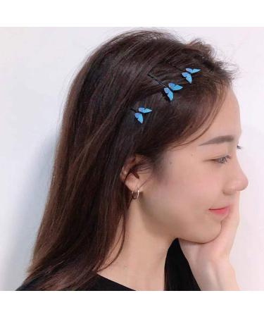 24 Pcs Blue Butterfly Hair Clips for Girls and Women - Non-Slip Barrette Clips, Hair Accessories - DIYstore - Buy Online on GoSupps.com
