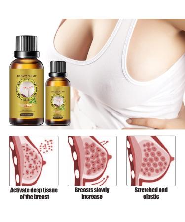 Buy Ginseng Herbal Bust Up Essential Oil - Natural Firming Massage Oil for Fast Breast Growth & Anti-Sagging (1PC) - Buy Online on GoSupps.com