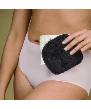 Healifty Menstrual Pad Storage Bag - Sanitary Napkin Travel Pouch for Women and Teen Girls - Black - Buy Online on GoSupps.com