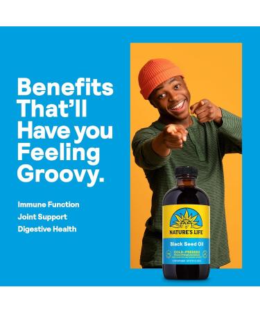 Nature s Life Black Seed Oil Cold-Pressed Black Cumin Seed Oil - Joint Digestive Health and Immune Support - Lab Verified 60-Day Money-Back Guarantee - 47 Servings 8 Fl. Oz. - Buy Online on GoSupps.com