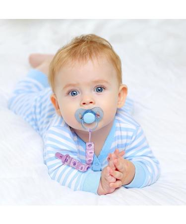 Aolso Silicone Pacifier Chain Set with Adapters - Teething Toy Holder for Baby - Red, Yellow, Pink, Purple - Buy Online on GoSupps.com