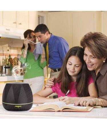 Buy Apore 550ml Aroma Diffuser Essential Oil Humidifier for Aromatherapy 7 LED Colors Adjustable Fog Low Water Protection - Buy Online on GoSupps.com