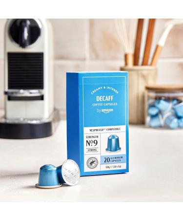 Buy Rainforest Alliance Certified Nespresso Compatible Espresso Capsules - Caffeine-Free Medium Roast 100 Aluminum Coffee Capsules (5 Packs of 20) - Ships Internationally - Buy Online on GoSupps.com