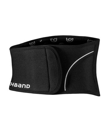 Rehband Back Support Belt - 5mm SBR/Neoprene Lower Back Stabilization for Sports & Daily Life - Medium Black - Buy Online on GoSupps.com