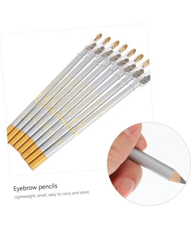 CANIGHT 8pcs Pencil Sharpener Eyebrow Pencil Cosmetic Eyebrow Pen Eyebrow Pencils Grey Eyeliner Makeup Tool - Buy Online on GoSupps.com