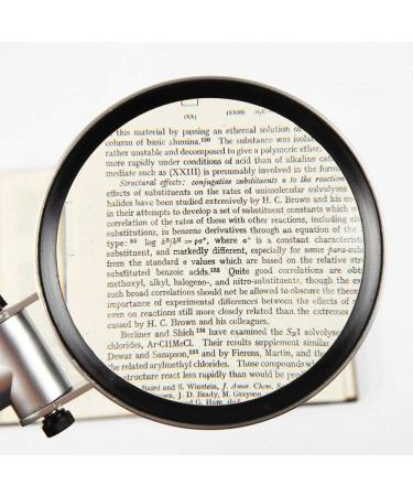 Hd Magnifier with Led Lights for The Elderly to Read Maintenance Desktop Desktop Magnifying Glass Metal Base Folding Lofty Ambition - Buy Online on GoSupps.com