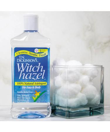 Buy TN Dickinson's Witch Hazel Natural Astringent 16 oz - Best Astringent for Skin Care | Fast International Shipping - Buy Online on GoSupps.com