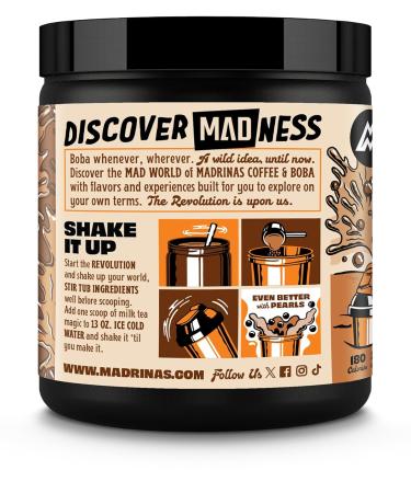 Madrinas Tiger Brown Sugar Boba Milk Tea - 13.5oz (8 Servings) | Buy Internationally | Premium Flavor Quality - Buy Online on GoSupps.com