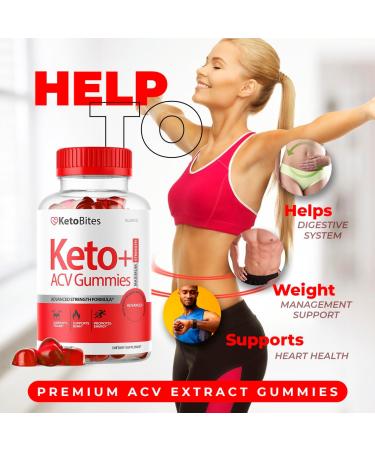 Keto Bites ACV Gummies - Advanced Weight Loss with K3 Spark Mineral - 60 Gummies for 30 Days - Buy Online on GoSupps.com