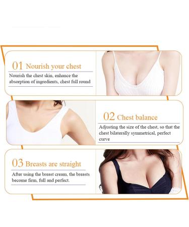  LINGJIONG Breast Enlargement Cream 80g - Firming and tightening cream for natural breast enlargement nourishing fuller lifts your breasts - Buy Online on GoSupps.com