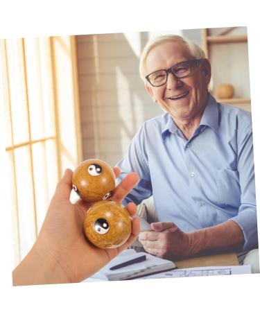 Magiclulu Baoding Massage Globe Balls - Reflex Zone Hand Massage & Exercise - Cloisonn Design - Buy Online on GoSupps.com