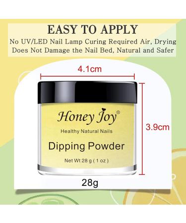 28g White & Yellow Color Change Dip Powder Nails (W-No.18) | Long-lasting, No UV Light Needed - Buy Online on GoSupps.com