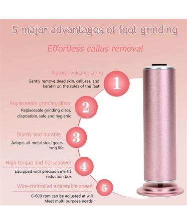 Foot Polisher Electric Dermave Electric Foot Callus Remover Callus Remover for Feet Electric 2024 New Foot Electric File with 60PCS Sanding Discs For Dead Dry Crack Calluses(Black) - Buy Online on GoSupps.com