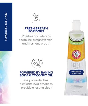 Arm & Hammer Spectrum 360 Dog Toothbrush for Small Dogs & Puppies | Break Down Plaque & Tartar | Toothpaste for Adult Dogs - Buy Online on GoSupps.com