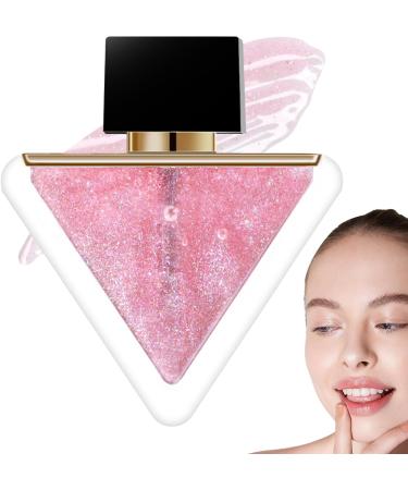 Tinted Lip Gloss - Moisturizing Colored Makeup - Lip Plumping Triangle For Women and Girls Daily Use Travel Parties Office Birthdays - Buy Online on GoSupps.com