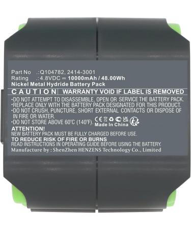 Synergy Digital Equipment Battery for Spectra Precision Q104782 - 4.8V 10000mAh Ultra High Capacity Replacement - Buy Online on GoSupps.com