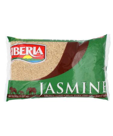 Iberia Brown Jasmine Rice, 5 Lbs. 5 Pound (Pack of 1) Jasmine - Buy Online on GoSupps.com