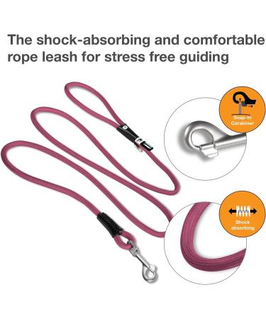 Stretch Comfort Leash Ruby M - Premium Quality Dog Leash for Ultimate Flexibility | International Shipping Available - Buy Online on GoSupps.com