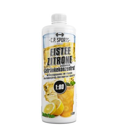 Buy C.P.Sports Sugar-Free Beverage Concentrate 1:80 - Fitness Drink with L-Carnitine & Vitamins | 1L Lemon Iced Tea | International Shipping - Buy Online on GoSupps.com