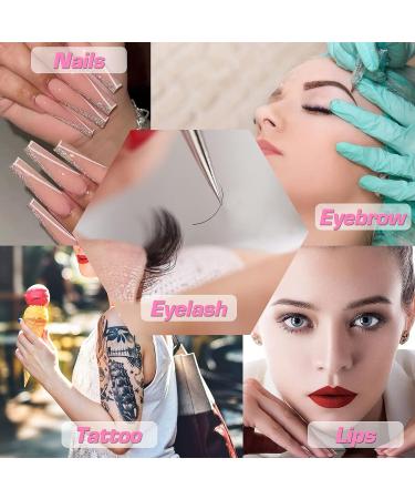 500pcs Pink Heart Shape Glue Rings for Eyelash Extensions - Disposable Smart Glue Cups by Narkysus - Buy Online on GoSupps.com