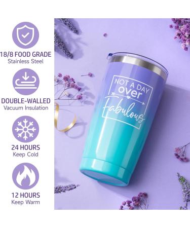 Birthday Gifts for Women Self Care Friendship Gifts Lavender Relaxing Spa Gifts Basket Care Package w/ Luxury Flannel Blanket 20 Oz Tumbler Unique Mothers Day Gift for Mom Her Friend Sister Wife Purple - Buy Online on GoSupps.com