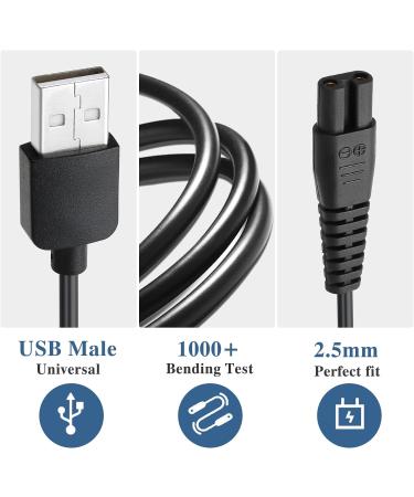 Xiaomi Shaver Replacement Charging Cable - USB Charger for Mijia MJTXD01SKS Electric Razor - Buy Online on GoSupps.com