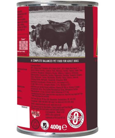 AATU Dog 90/10 Wet Dog Food - Angus Beef 6x400g - Grain-Free & High Protein - Buy Online on GoSupps.com