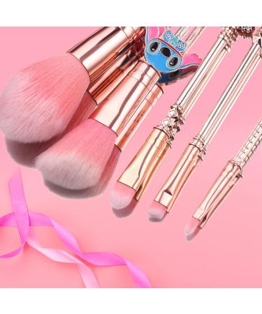 New WOPIN-METALL 5-Piece Fairy Mode Eyeshadow & Foundation Brush Set - Perfect for Makeup Lovers | International Shipping Available - Buy Online on GoSupps.com