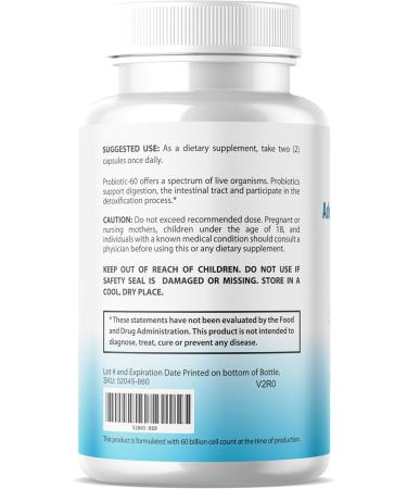 Fitness InspireWays Oral Probiotics Supplement with Prebiotics - Odorless Breath for Adults - Supports Healthy Teeth Gums Mouth and Fresh (60 Capsule) - Buy Online on GoSupps.com