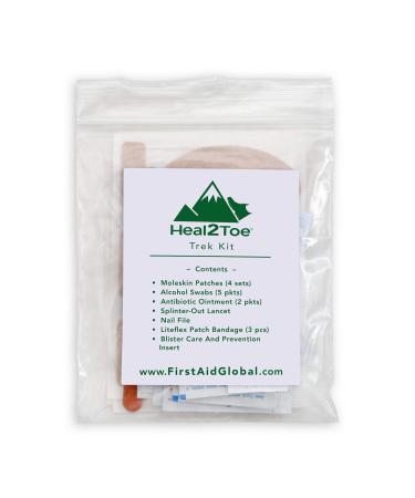Heal2Toe Hiker's Kit for Foot Sores (Trek Kit)