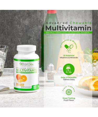 Bari Slim Bariatric Calcium Citrate & Advanced Chewable Multivitamin - Essential Post Bariatric Surgery Supplement - Buy Online on GoSupps.com