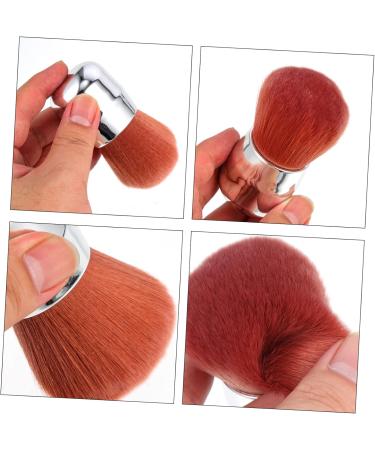 Angoily Mushroom Head Dust Brush Highlighter Brush Face Makeup Brush Nail Art Brush Shading Powder Applicator Liquid Makeup Shading Powder Brush Aluminum Tube Hair Brush Travel Portable - Buy Online on GoSupps.com