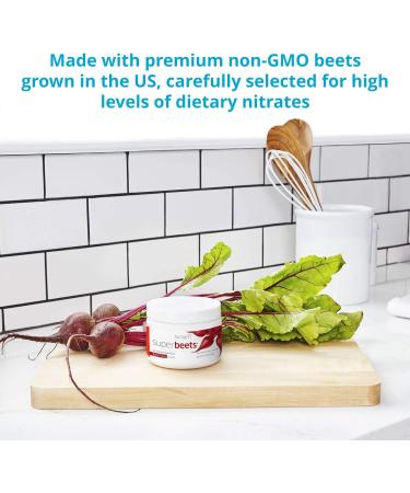 HumanN SuperBeets Circulation Superfood Concentrated Beet Powder - Black Cherry Flavor (2-Pack 5.3oz) | Nitric Oxide Boosting Supplement - Buy Online on GoSupps.com