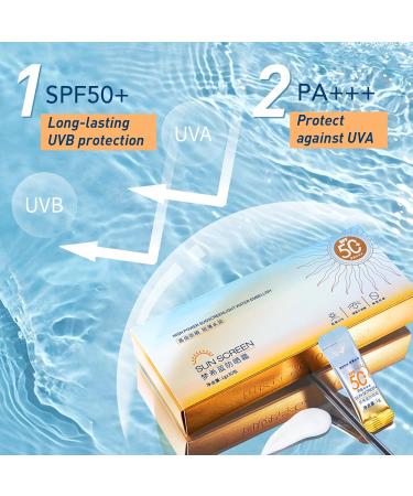 30PCS Mini Sunscreen SPF50+ PA+++ Travel Size Sunscreen Lightweight & Non-Greasy Waterproof - Perfect for Party Outdoor Vacation Daily Use 1.06 Ounce (Pack of 1) - Buy Online on GoSupps.com