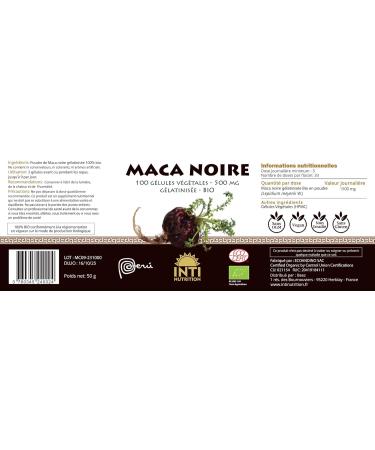 Peruvian Superfood 100% Pure Black Maca Capsules - Buy Online on GoSupps.com