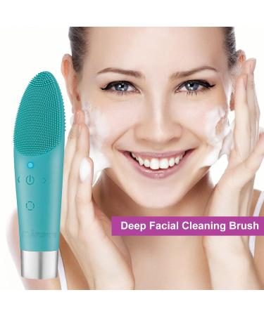 MARSKE Electric Shaver for Women - 3 in 1 Silicone Facial Cleansing Brush & Massage - USB Fast Charge Pink Beauty Razor (Green) - International Shipping Available - Buy Online on GoSupps.com