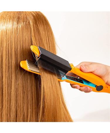 2PC Women's DIY Combs Accessories for Hair Straightening with Flat Iron Attachment - V Type, Black (2pcs) - Buy Online on GoSupps.com