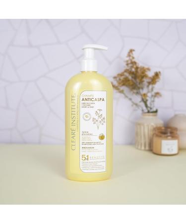 Clear Institute Anti-Dandruff Shampoo - Cleans Soothes and Moisturizes | No Sulfates Parabens or Silicones SLS | 95% Natural Ingredients | Eliminates Dandruff and Itching - 400 ml - Buy Online on GoSupps.com