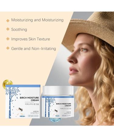 Cr me Hydratante For Le Visage Au Bouleau Hydratation En Profondeur For L' lasticit Et La Douceur De Peau Longue Dur e Am liore Texture L' clat - Buy Online on GoSupps.com