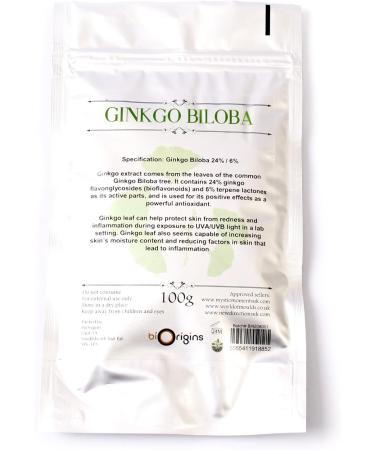 Mystic Moments Ginkgo Biloba Leaf Powder - 1kg - Buy Online on GoSupps.com