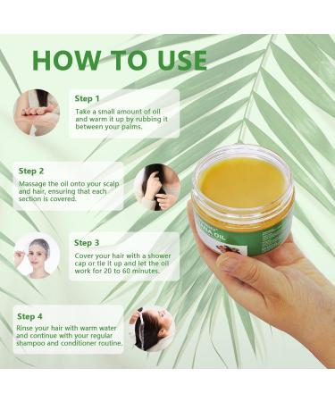 100% Pure Raw Batana Oil for Hair Growth - Organic Dr. Sebi Batana Oil 4.2 oz | Prevents Hair Loss & Enhances Thickness for Men & Women - Buy Online on GoSupps.com