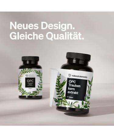 Buy OPC Grape Seed Extract - 240 High-Dose Vegan Capsules | Pure European OPC Proven Quality 8-Month Supply Made in Germany - Buy Online on GoSupps.com